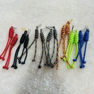 Colorful Paracord Keychains Set